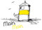 modern times Postkarte OTTO - Motiv: MOIN MOIN, Anlass: Fun Tiere, Künstler/Verlag Ottifant Productions GmbH, Größe: A6