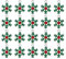 Supvox 20pcs Weihnachtsanhänger Metall Schneeflocke Halskette Anhänger DIY Schmucksachen die Versorgung für Bevorzugungen Weihnachten Urlaub Partei