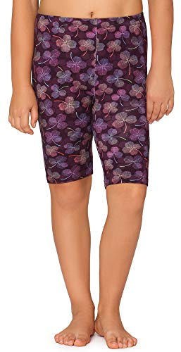 Merry Style Mädchen Kurze Leggings MS10-406(Lila/Klee,110)