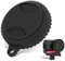 Universal Camera Lens Dust Cap, Portable Silicone Camera Lens Protector with Hanging Hole, Non-Slip Threaded Design, Drop and Water Resistant, for Insta 360 One R 1 Inch Lens.