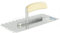 Toolty Truelle crantée carrée en acier inoxydable - 270 mm - 10 x 10 mm - Pour mortiers adhésifs - Poignée en bois - Carrelage - Adhésif - Bricolage - TLTY-5110