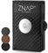 ZNAP Airtag Wallet aus Premium Leder | Kreditkartenetui Herren | Geldbörse Herren Klein | RFID-Blockierung & Slim Wallet I Kartenetui, Air Tag Geldbeutel Portemonnaie Herren - 8 Kartenfächer,Carbon