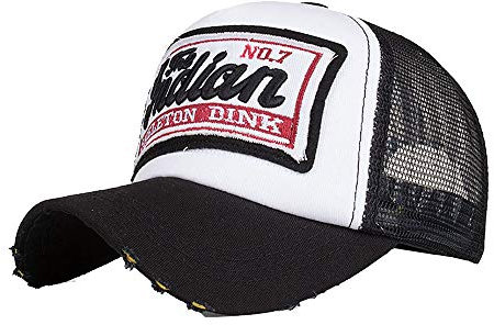 Visor Cap Outdoor Basecap Frauen Hüte in der Hüfte für Männer Netze Baseball Hats Bestickte lässige Mütze im Sommer Sommerhut mit Klettverschluss Freizeit Sommer Unisex