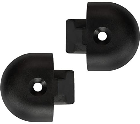 2er Set Endbeschlag für Airline Schiene Rund Endkappe Einsteckkappe Zurrschiene