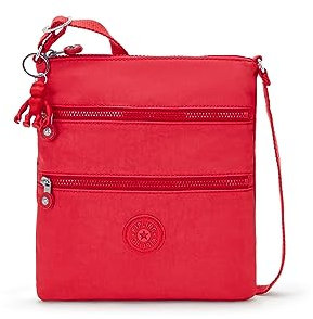 Kipling Keiko, Sac à bandoulière Femme, Party Pink, 8'' L x 9'' H x 1.25'' D