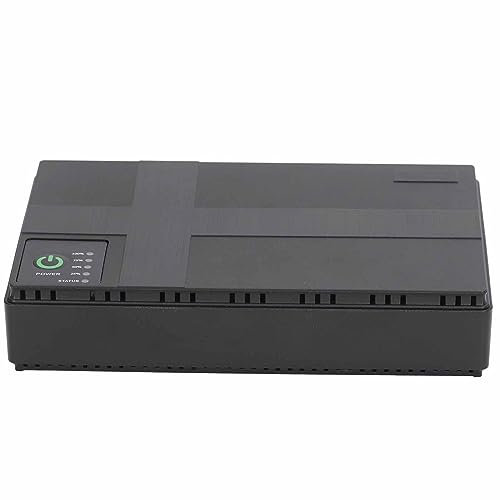 USV-Batterie-Backup, 10400 MAh Mini-Lithium-Ionen-Akku mit 5 V, 9 V, 12 V, 2 A POE, 15 V, 24 V, 1 A Ausgang, Unterbrechungsfreie USV-Stromversorgung für Router, Modem, LED-Licht,