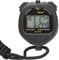 Digitale Stoppuhr Timer wasserdichte Stoppuhr mit Hintergrundbeleuchtung 60 Runden Speicher 2-zeiliges Display mit Lanyard für Schwimmen, Laufen, Marathon, Wettbewerb