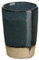 Home4You Espressobecher - Blau - Braun - Steinzeug