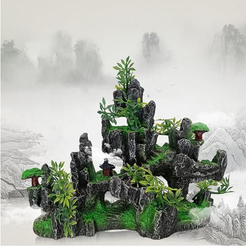 CHSG Artificialec Ornamento per Acquario in Resina Relitto per Barca, Corsair Ship per Decorazione, Sunken Nave per Barche A Vela Pesce Serbatoio, Perfetta per Piccoli Pesci Tartaruga-rocciatori