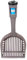 TIENDA EURASIA – Pala Recogedora de Excrementos para Mascota, Color Gris, 12,5x28x7 cm, Plástico Duro, Mango Resistente, con Dispensador de Bolsas y Portátil