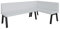 FURNISTAR Eckbank Akiko Metal A - Eckbankgruppe für Ihrem Esszimmer, Küche modern, Sitzecke, Essecke. Perfekt für Küche, Büro und Rezeption. Solide und Starke Verarbeitung. (196x128-Rechts-Soft17)