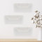 Keboyoe 3 PCS Kitchen Cabinet Door Storage Boxes, Kitchen Cupboard Door Storage, Self Adhesive Storage Box Wall Mounted and Shelf No Drilling Hanging Storage Containers for Bathroom Kitchen Office