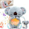 Schlummer Koala mit Herzschlag, Koala Baby Spielzeug mit Musik & Licht, Plüsch Koala Baby niedliches Spielzeug, Einschlafhilfe Plüschtier, Lindern Baby Angstlinderung