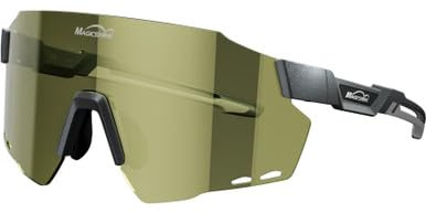 MAGICSHINE Lunettes Windbreaker - WB003 - gris + écran or