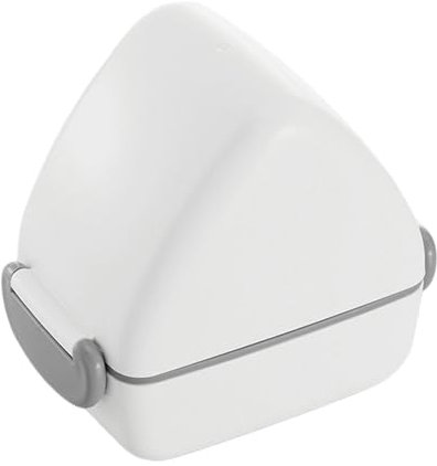 JISADER Reisbällchen-Hülle, spezieller Sushi-Behälter ohne Zerdrücken von Onigiri, stapelbare Bento-Box, Lunchbox für Toppings