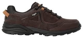 Jack Wolfskin Herren Sunset Hike Texapore Low M Wanderschuh, Dark Oak, 44 EU