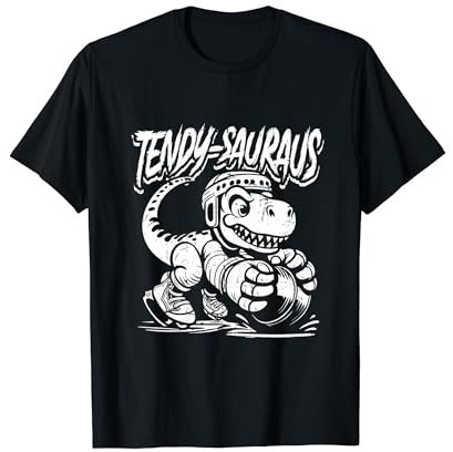 Tor T Rex Tormann Torhüter - Maske Eishockey Torwart T-Shirt