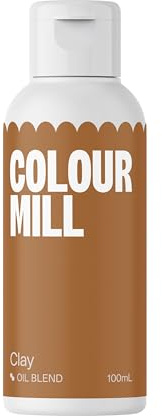 Colour Mill Oil Blend Lebensmittelfarbe Ölbasis, Clay, 100 ml