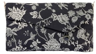 Joe Browns Damen Floral Jacquard Bag Clutch-Tasche, goldfarben/schwarz