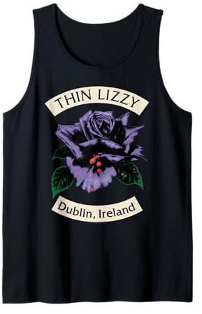 Thin Lizzy Black Rose Dublin Tank Top