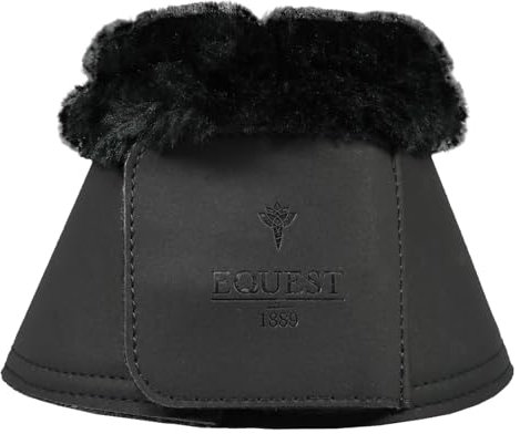 EQuest Hufglocke Air Flow Mesh 2.0, 2er Set, schwarz, S/Pony - schützt den Hufballen des Pferdes