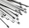 OFFO Metal Zip Ties 7.9 * 600mm Premium Heavy Duty Stainless Steel Wire Multifunctional Locking Exhaust Wrap Flexible Durable 30 Pcs