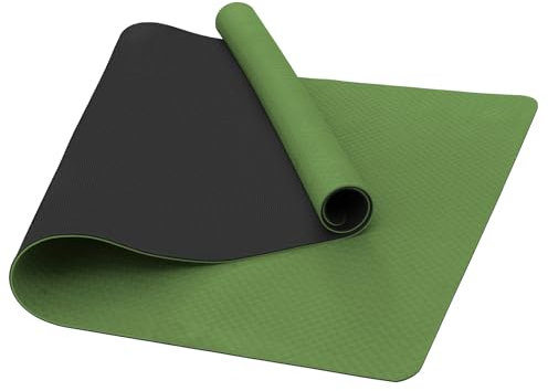 Narwhal Yoga Matte Groß TPE Rutschfest 190x80x0.6cm Yogamatte xxl Sportmatte Gymnastikmatte Trainingsmatte Rutschfest 190x80 Turnmatte für Zuhause Fitnessmatte 80 cm Breit