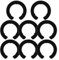 8 Piece Gasket Kit for Samsung Refrigerator Door Hinges Ensures Tight Seal and Prevents Cold Air Loss