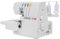 Luocute Overlock-Nähmaschine, 2-, 3- und 4-Stichfähigkeit, 8 Integrierte Stiche, 1300 Stiche Pro Minute, Nähmaschine mit Metallrahmen, Hochleistungsschneider, Sanfte (220V EU-Stecker)