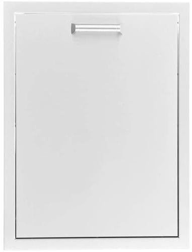 BBQGUYS 20-in Contempo/Traditional Stainless Steel Roll-Out Double Trash & Recycling Bin Signature - BBQ-TREC-DRW
