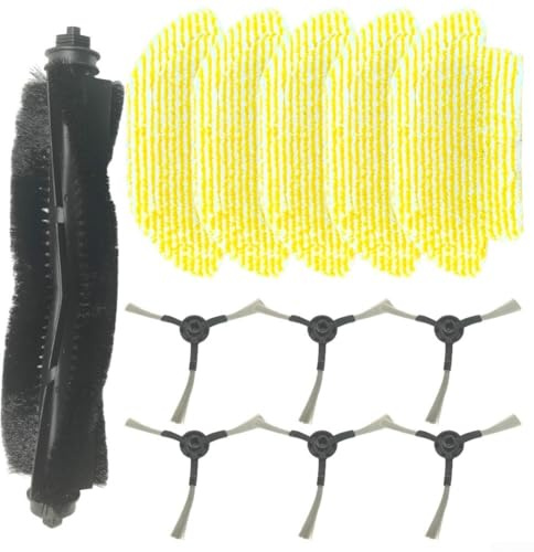 Pièces de rechange pour aspirateur robot Karcher RCV 3 RV3, brosse principale, brosse de bord, accessoires d'essuyage pour un nettoyage en profondeur (B)