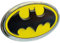 Fan Emblems Batman Car Emblem - 1989 Oval Bat Symbol 3D Auto Badge - COLOR: Black, Yellow, and Chrome - SIZE: 3.76 x 2.26 x 0.2 inches - Officially Licensed DC Car Accessories
