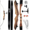KESHES Recurvebogen & Pfeil - 62 für Jugendliche & Erwachsene, 15-60lb Zuggewicht, Rechts- & Linkshänder, Bogenschießset Bogensehne Pfeilablage Stringer Tool Sight