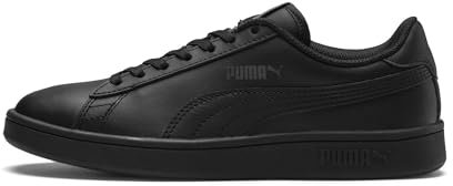 PUMA Unisex Kinder Puma Smash v2 L Jr Niedrig, Puma Black-Puma Black, 38 EU