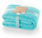 DecoKing Kuscheldecke 220x240 cm türkis Decke Microfaser Wohndecke Tagesdecke Fleece weich sanft kuschelig skandinavischer Stil cyanblau Henry