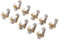 MagiDeal 10pcs 1/4 '' 6.35mm Jack Stéréo Jack Connecteur Femelle Panneau De Montage - Mono Prise