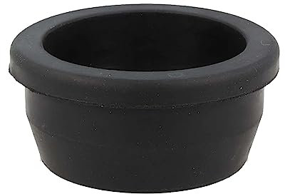 tecuro Gumminippel Typ W für Siphonbogen Außen Ø 47 mm x Innen Ø 37-39 mm (1 1/2 Zoll) Gummi Schwarz - 804047