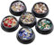 MWOOT Piedras de Uñas (6 Cajas), Diamantes de Imitación para Arte de Uñas, Piedras de Cristal para Decoración del Arte de Bricolaje - Nails Art Rhinestone Kits de Decoración para Manicura