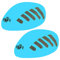 BTR fahrradhelm regenüberzug. Helm Cover x 2. Wasserdichter regenhaube fahrradhelm. Regenschutz für fahrradhelm, Blau