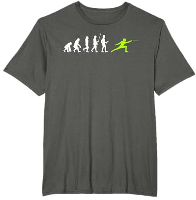 L'Évolution de l'escrime - Escrime T-Shirt