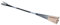 Aqbau® Grillspieß 10er Set Grillspieße 100 cm grill spieße für lagerfeuer Spieße Doppelspitze Edelstahl, mit Holzgriff Grillbesteck Camping, Grillfest, Perfekt für Familie, Outdoor Grillzubehör