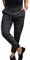 Onsoyours Hommes Chino Pantalon Slim Fit Rayé Casual Élastique Pantalon à Carreaux Business Pantalon de Sport Décontracté Coupe Ajustée Pantalon Noir M