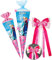große XL - Schultüte - die Eiskönigin - Frozen - 100 cm - 12 eckig - incl. Name und große LED LICHT - Schleife - Organza - Tüllabschluß - Zuckertüte - Nestler..
