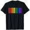 Regenbogen Flagge Queer Gay Pride CSD Barcode LGBTQ T-Shirt