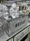 Biznest Crushed Crystal Diamond Bread Bin Box Jar Kitchen Storage Container 35cm Perfect Shape Glass Container (Silver)