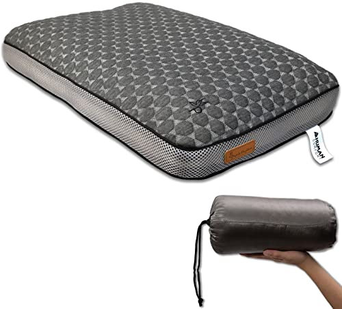 Human Comfort Kopfkissen Brive XL Reise Nacken Kissen Memory Schaum Bambus 60x40