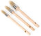 Trim Painting Tool, 3 Packs with 0.6Inch, 0.75Inch, 1Inch Small Paint Brushes for Walls, Touch Up, Edge Painting Tool, Round Paint Brush for House Wall Edges, Trim Paint Brushes