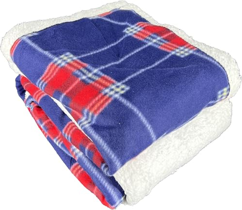 HOME ZEN HOUSEHOLD LINEN Fleecedecke Art Not weich und warm mit Rückseite Sherpa Wolloptik 200 x 220 cm Trentino