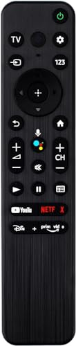 Amtone Smart Voice Remote Control RMF-TX800U Compatible with Sony A80K X80K X95K X90K X85K 4K 8K 2022 XR-65A80K RMF-TX900U HDR LED Smart TV