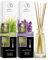 Raumduft Diffuser Lemongrass & Lavendel 2х100ml - Zitronengras - Raumduft Diffuser mit Stäbchen - Naturreines Ätherisches Zitronengrasöl - Lavendelöl - Aromatherapie - Raumbeduftung - Reed Diffuser